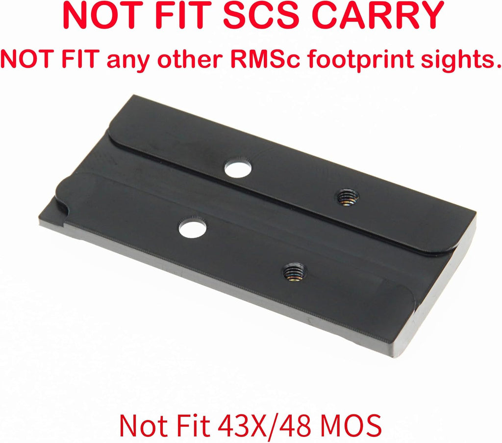 Adapter Plate Compatible with Glock Gen 3 to Gen 5 17 19 MOS Holosun 407K/507K/EPS Carry/Eps/Romeo Zero
